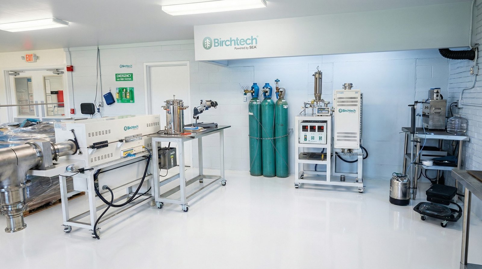 Birchtech carbon reactivation laboratory