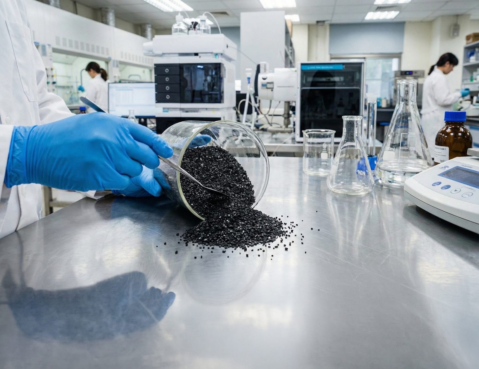 Granular activated carbon media