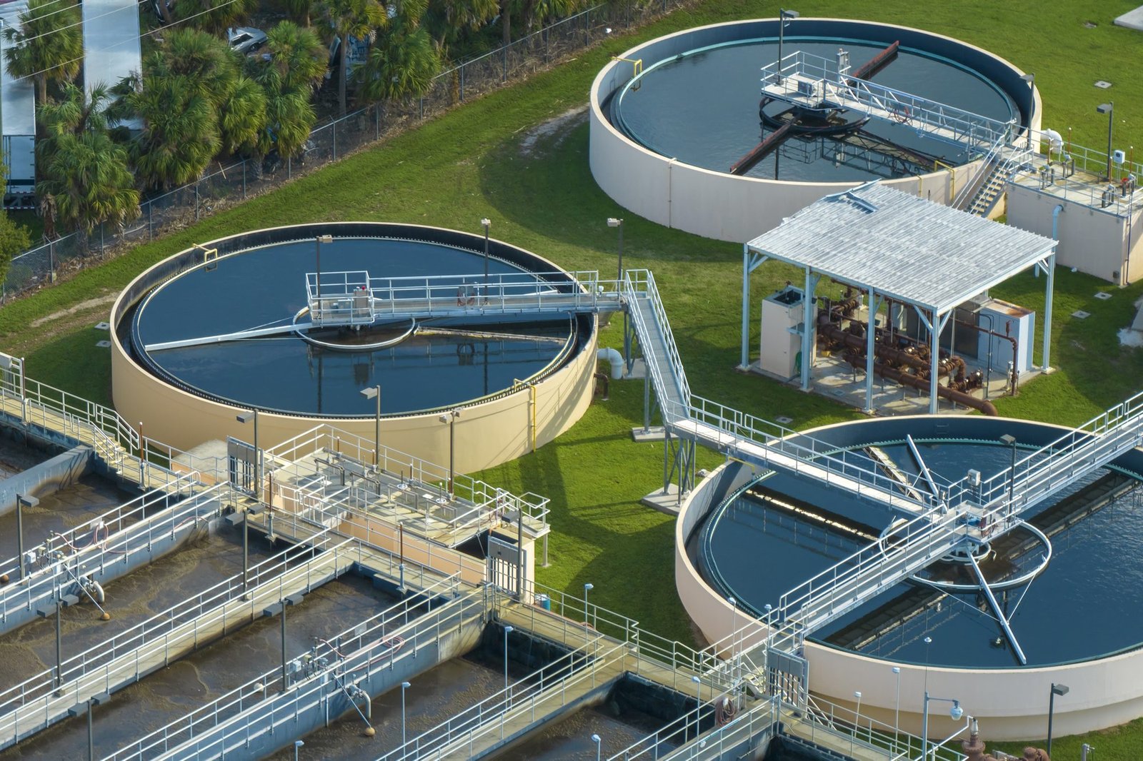 Engineered water treatment plant